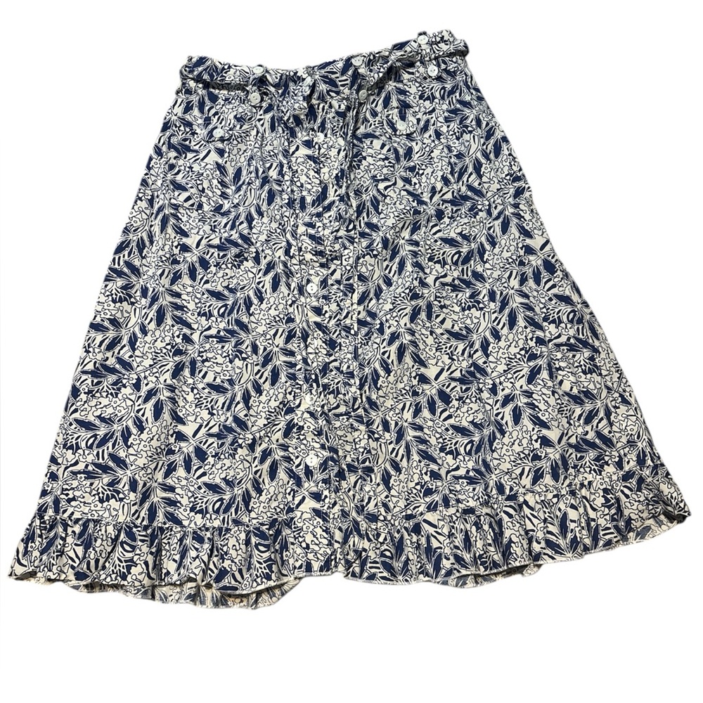 POINT ZERO Nicole Benisti Cotton  Midi Skirt